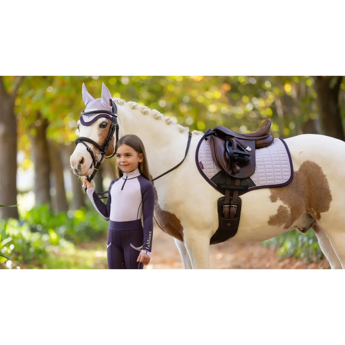LeMieux Mini Suede Close Contact Square