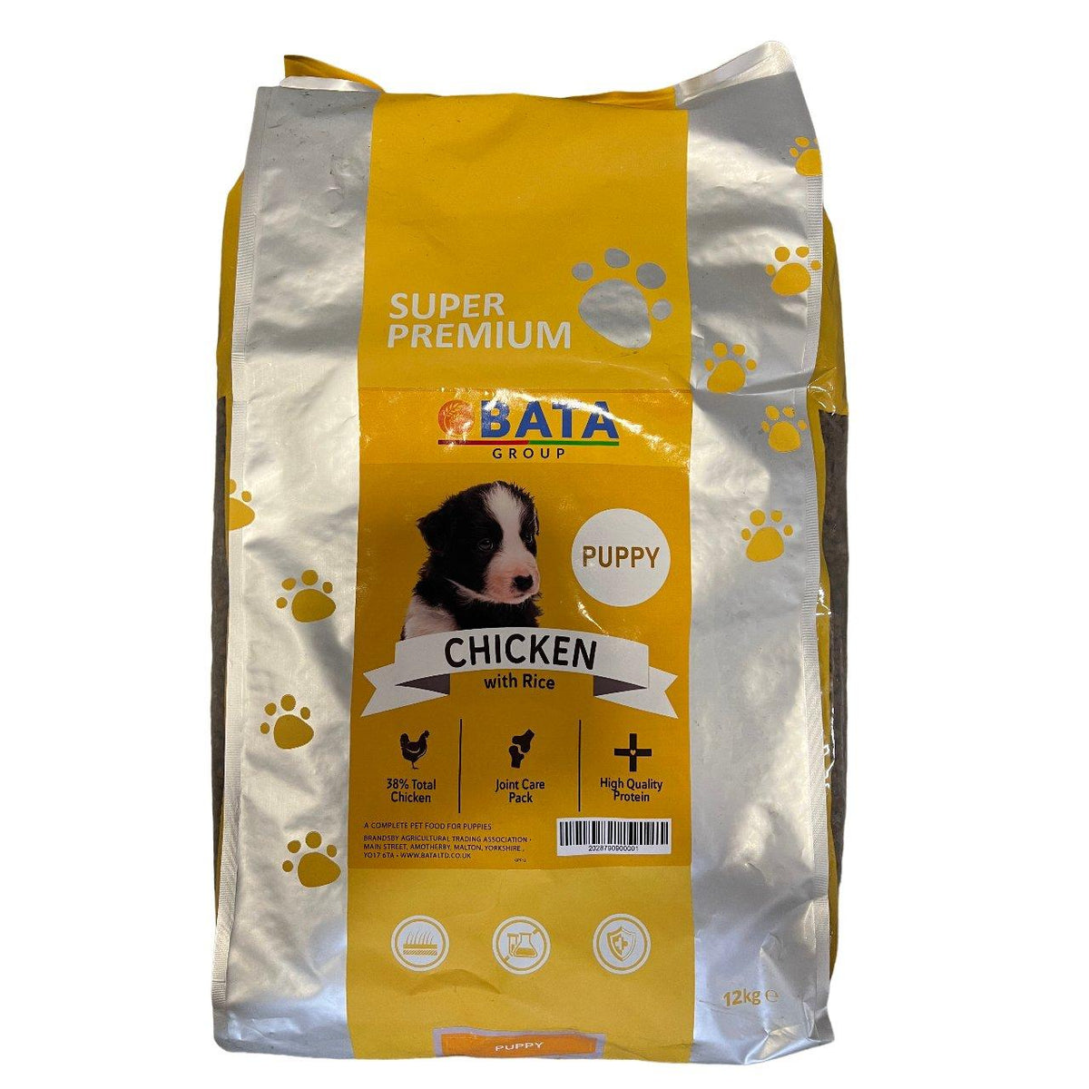BATA Super Premium Puppy Chicken & Rice - 12kg