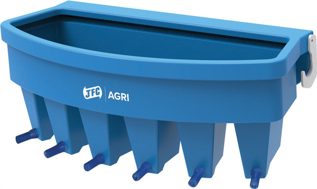 JFC 6 Teat Compartment Feeder with Blue Starter Teat