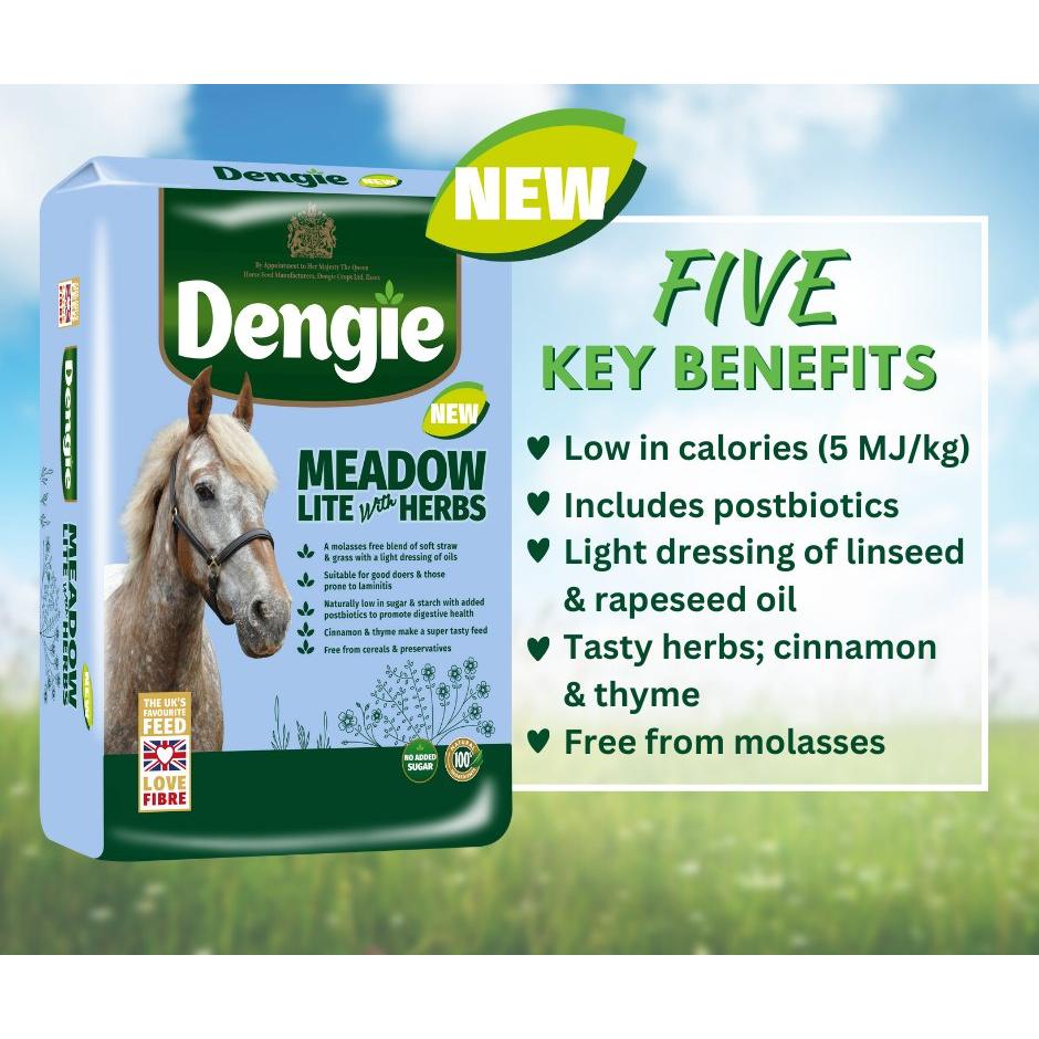 Dengie Meadow Lite with Herbs - 15kg