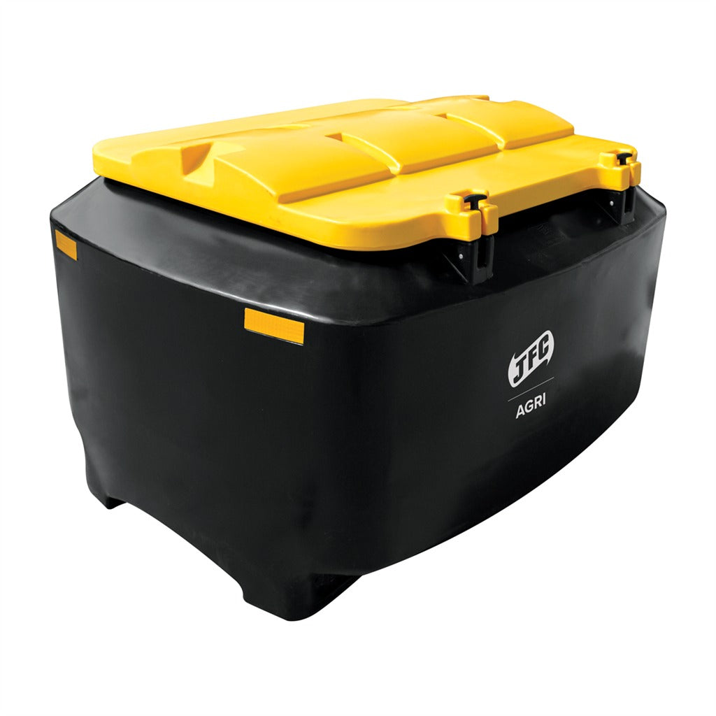 JFC Cubic Meter Meal Bin with Lockable Lid - 750kg