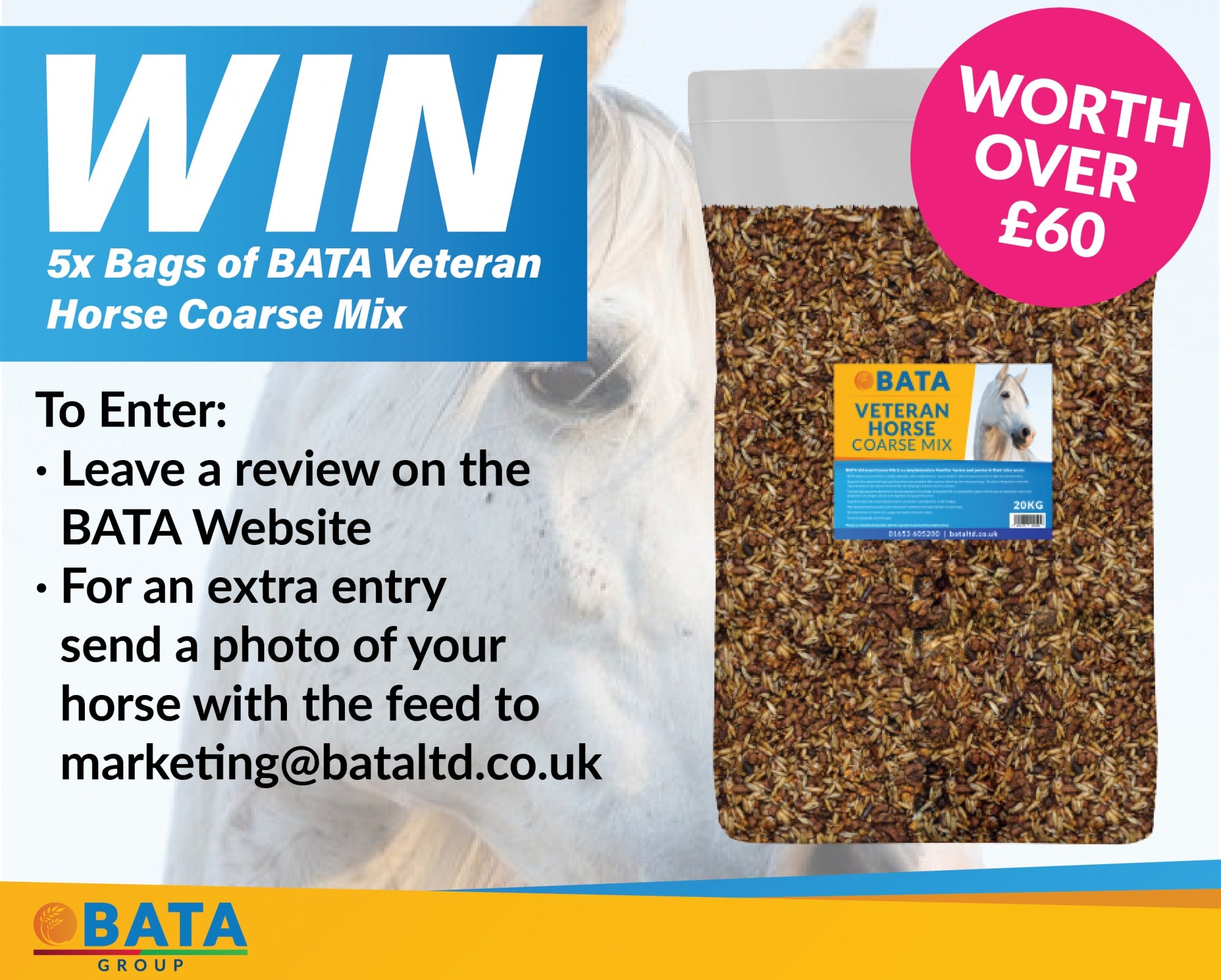 BATA Veteran Horse Coarse Mix - 20kg