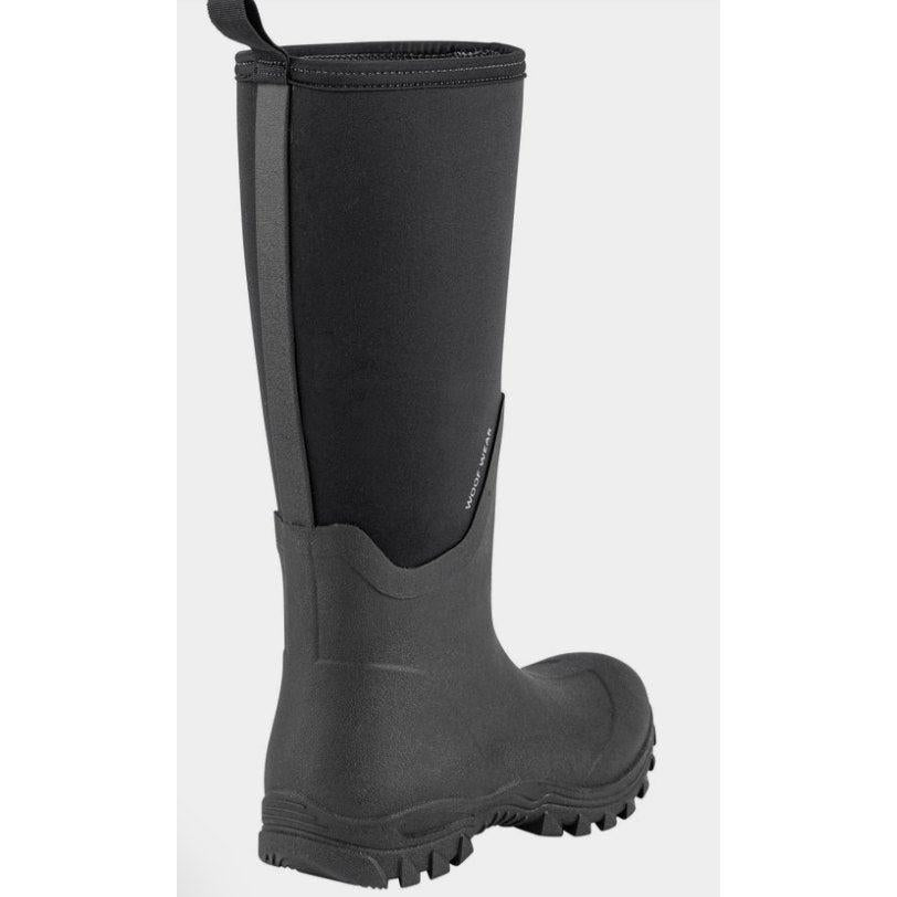 Woof Wear Long Work Boot  Black