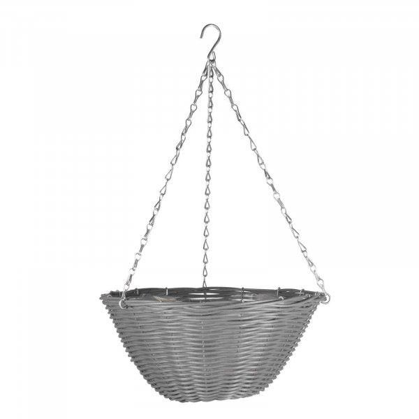 SG Slate Faux Rattan Basket - 14
