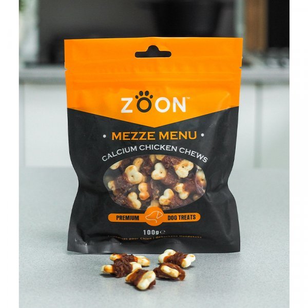 Zoon Mezze Menu Calcium Chicken Chews - 100g