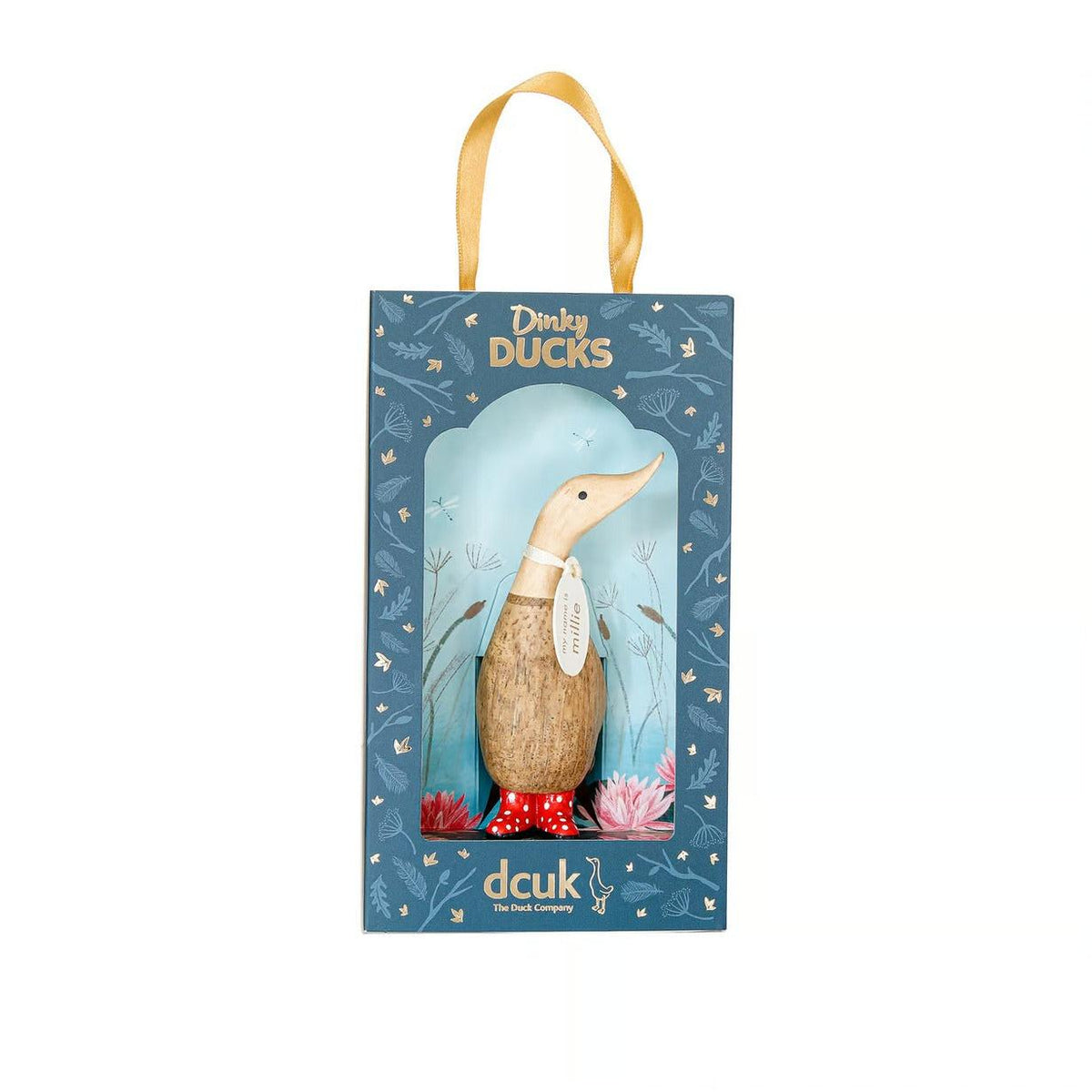 DCUK Dinky Ducks Natural Spotty Welly
