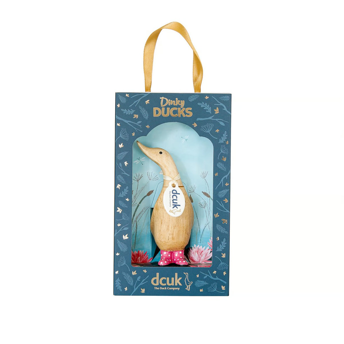 DCUK Dinky Ducks Natural Spotty Welly