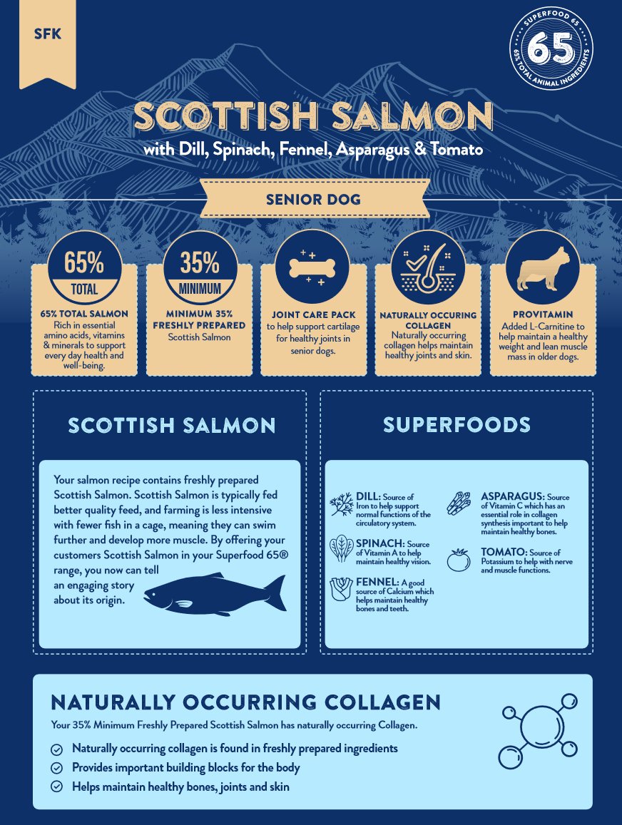 Superfood 65 Salmon Senior - 2kg