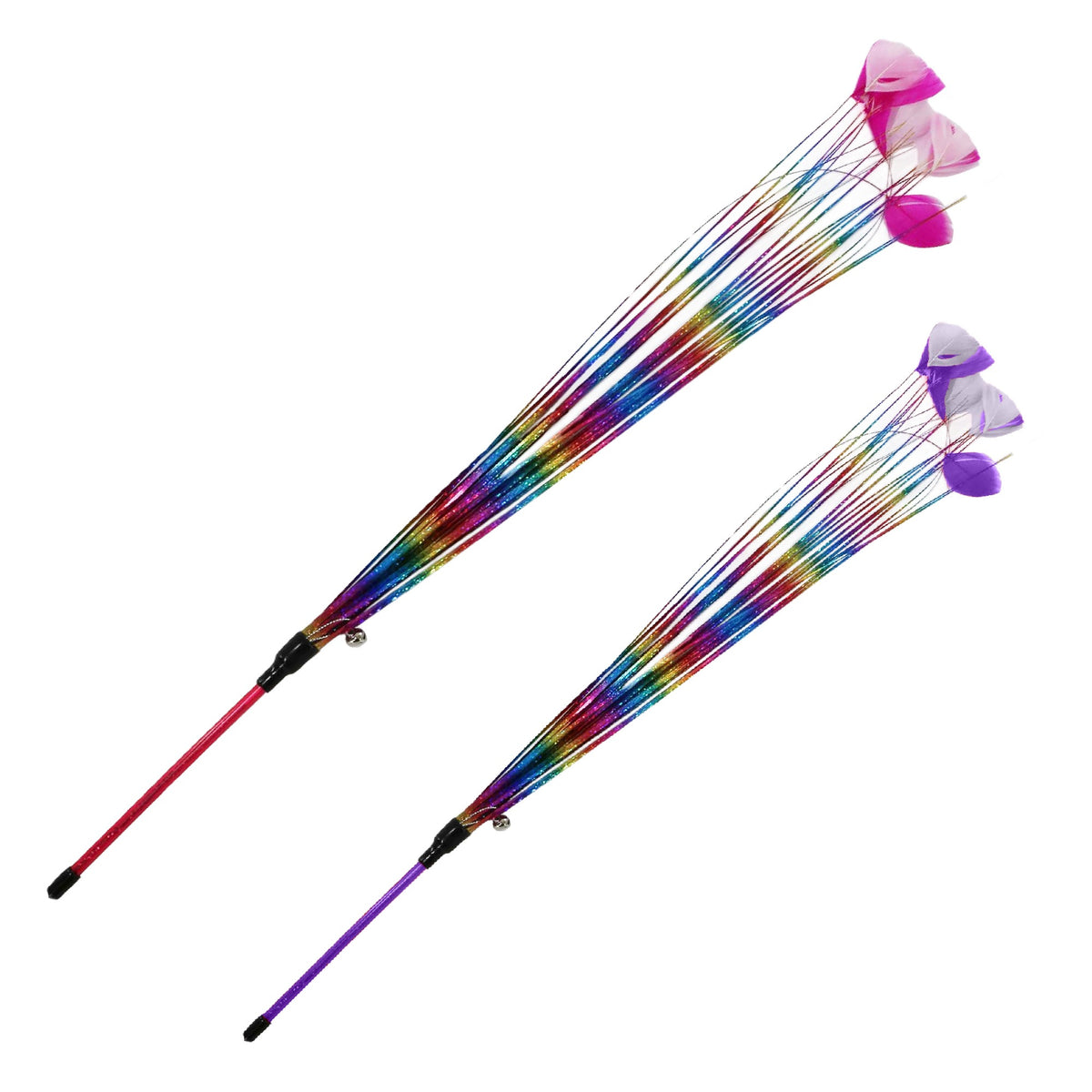 Ancol Rainbow Feather Cat