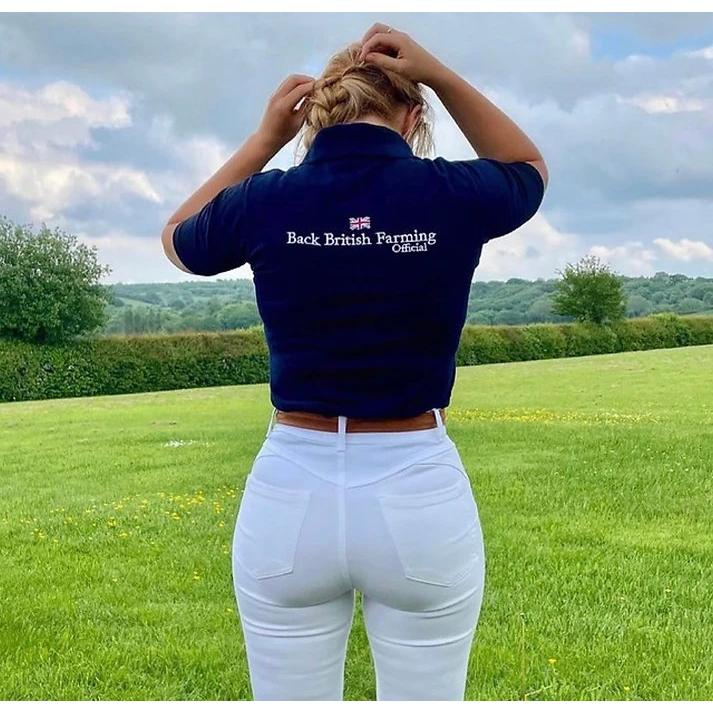 Back British Farming Ladies' Polo Top