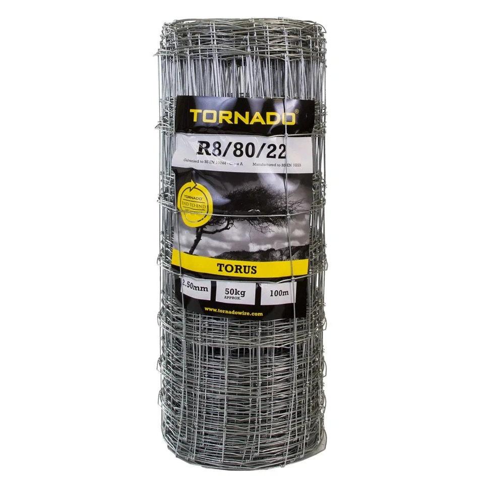 Tornado Torus Knot Galvanised Wire R8/80/22 - 100m