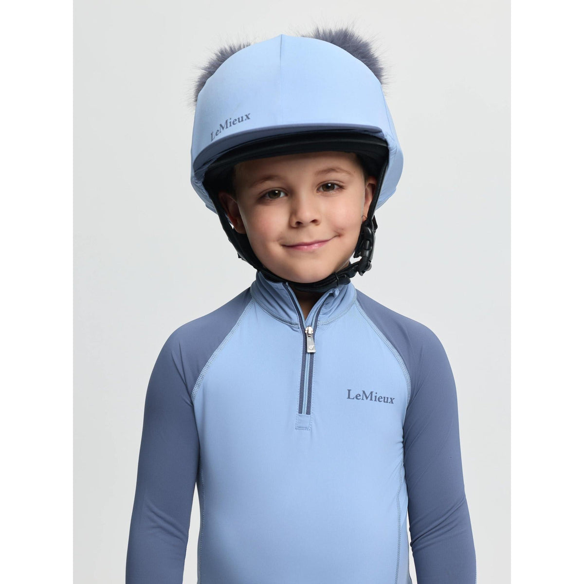 LeMieux Mini Double Pom Hat Silk