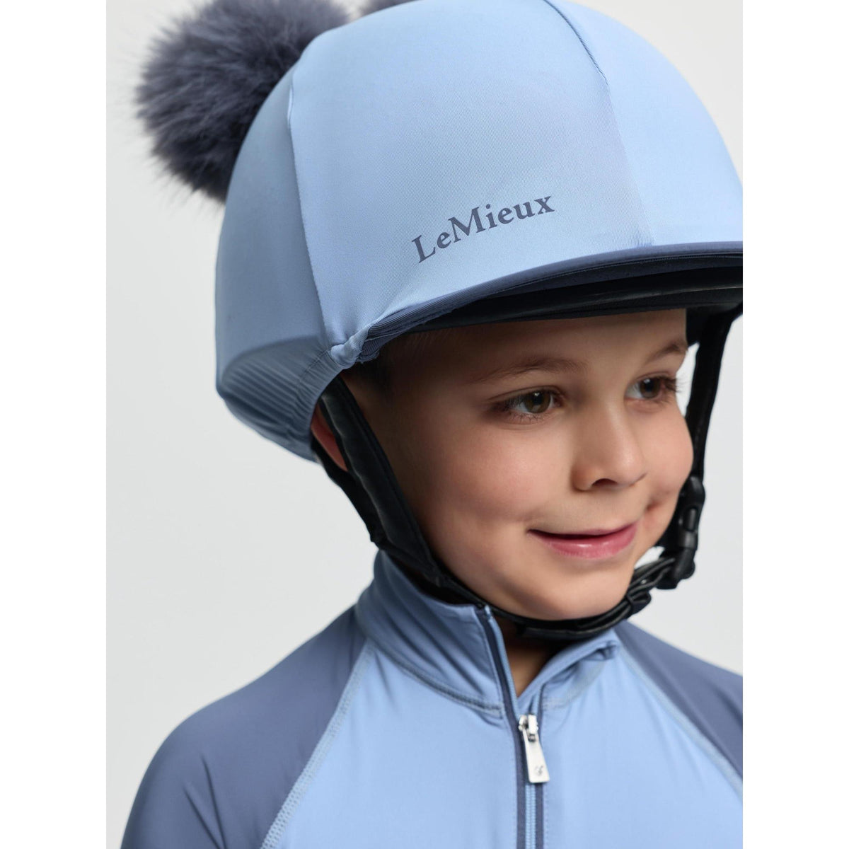 LeMieux Mini Double Pom Hat Silk