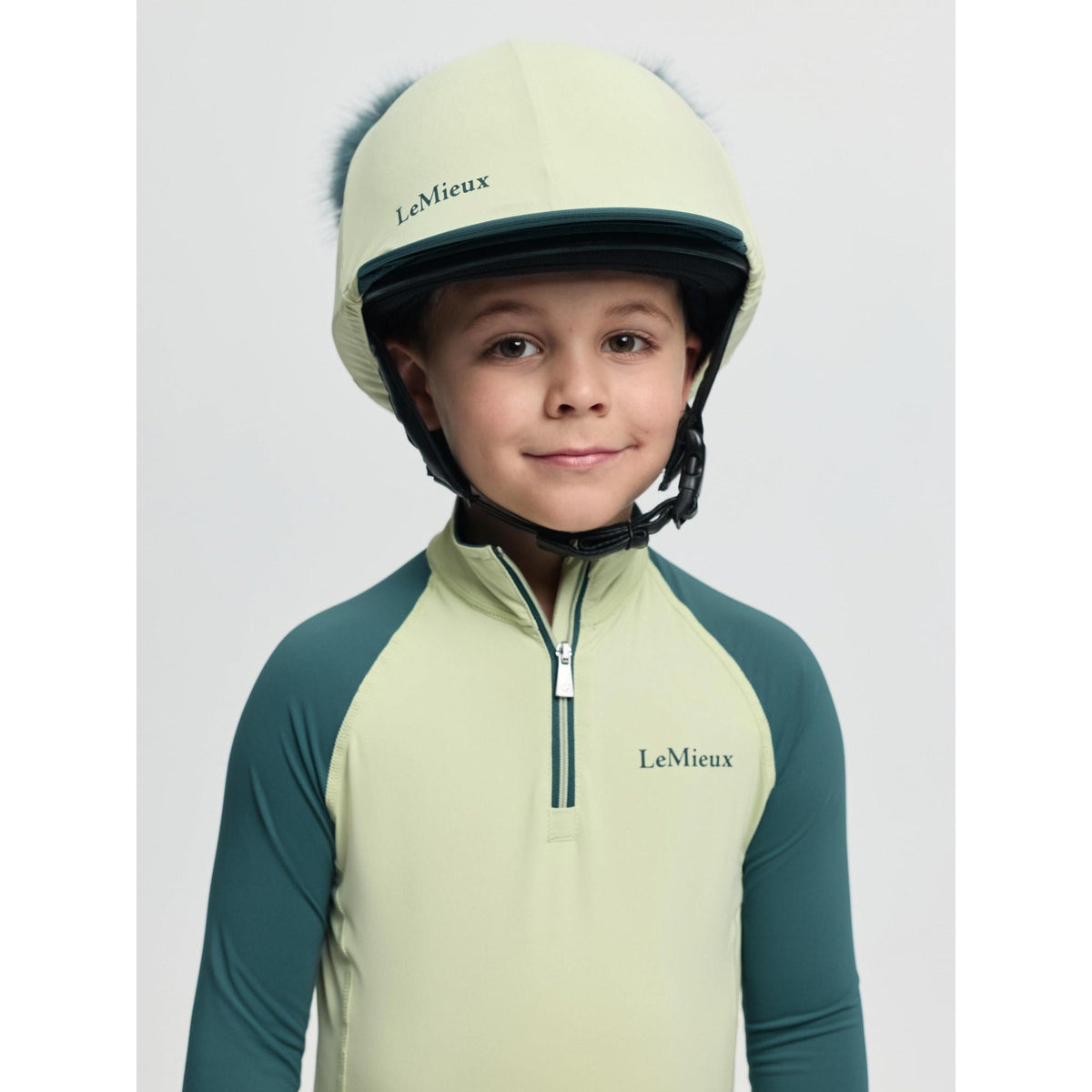 LeMieux Mini Double Pom Hat Silk