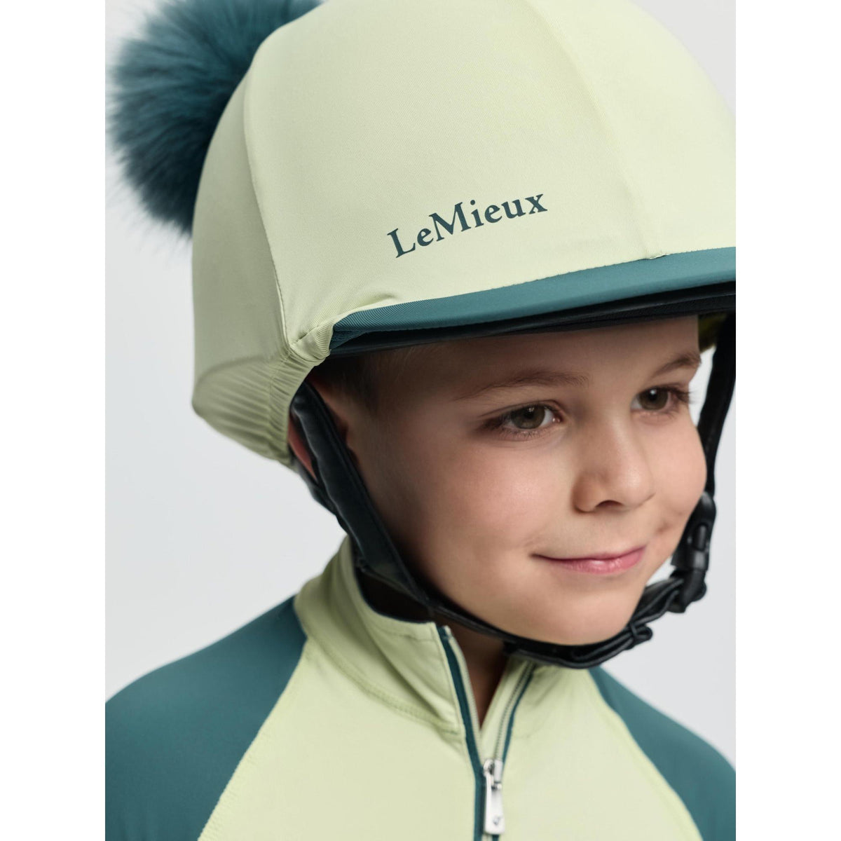 LeMieux Mini Double Pom Hat Silk