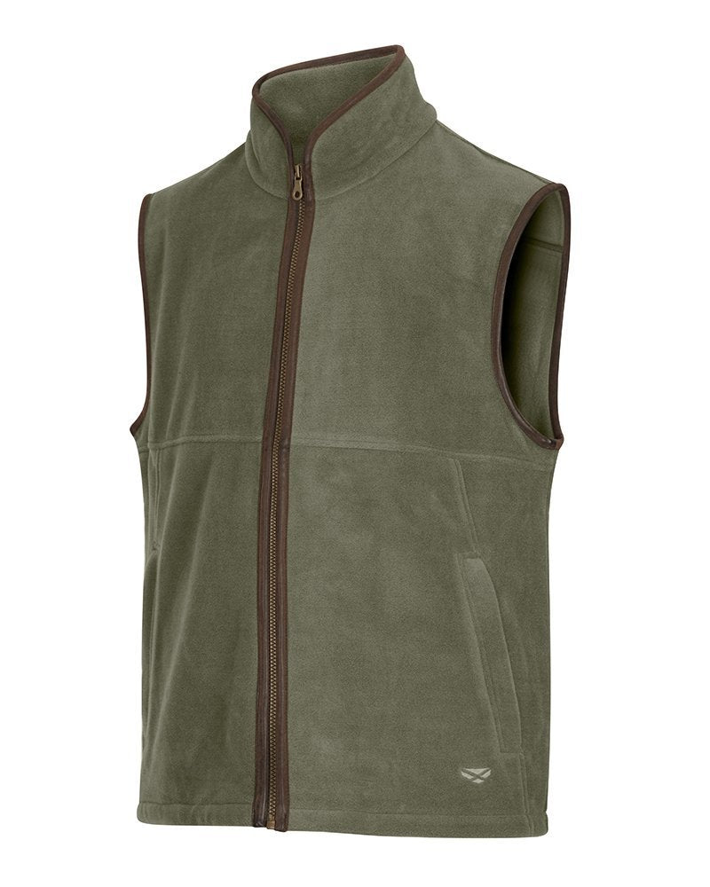 Hoggs Stenton Technical Fleece Gilet Lovat