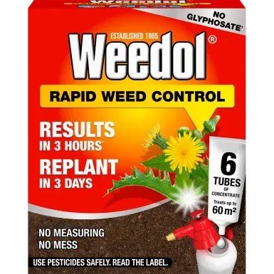 Weedol Rapid Concentrate - 6 Tube
