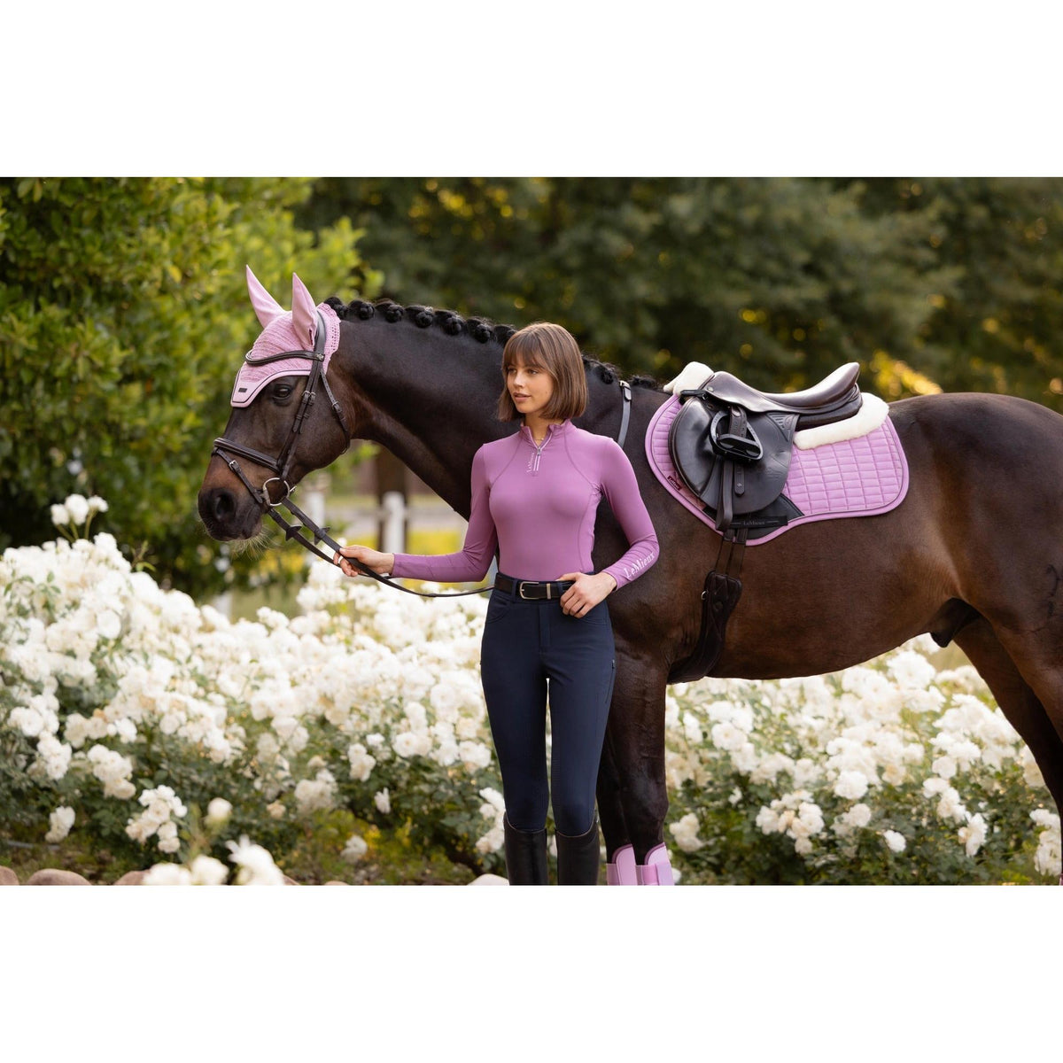 LeMieux Merino+ Suede Close Contact Square