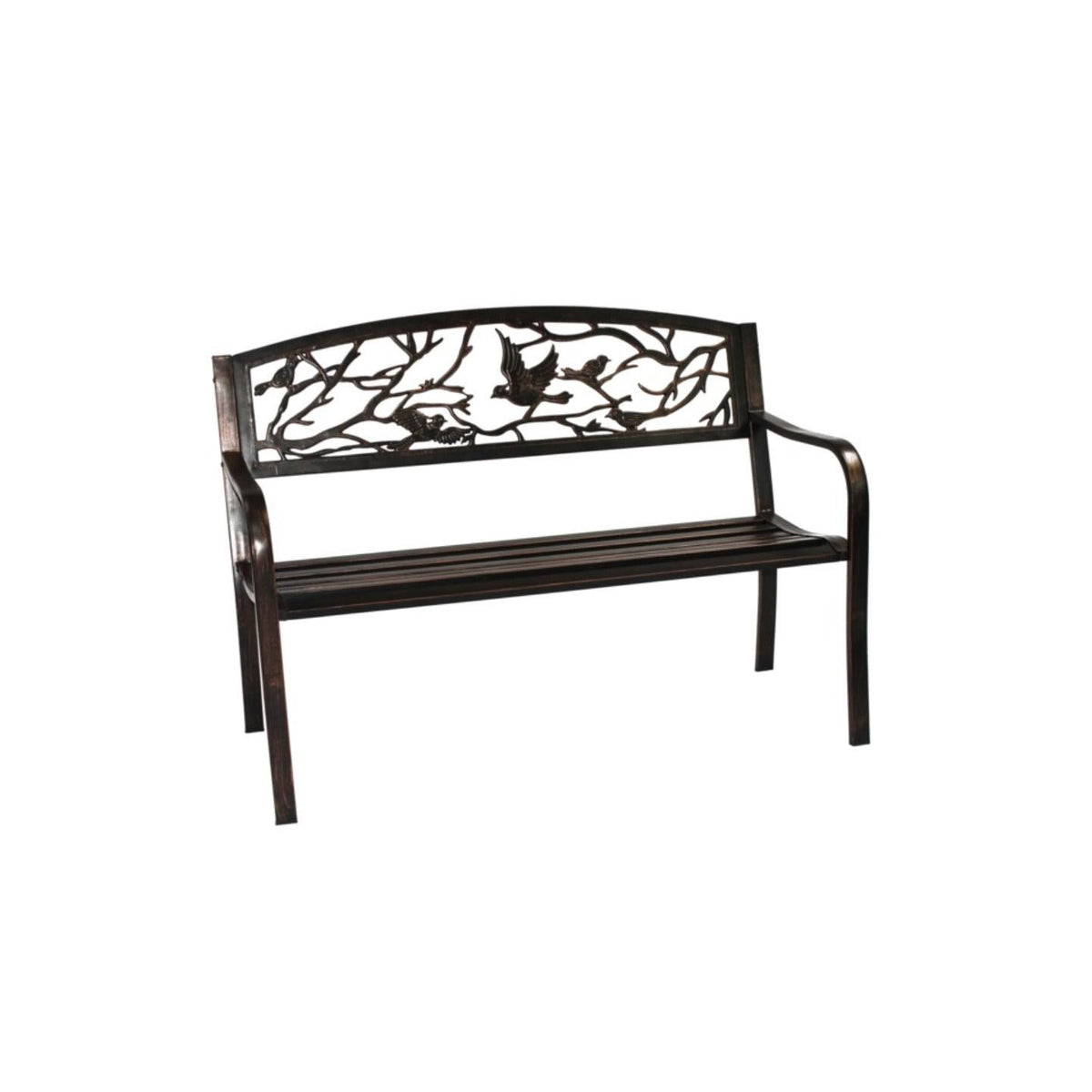 SupaGarden Bird Back Metal Bench