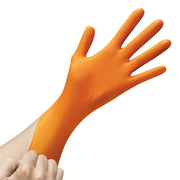 SafeHealth 8.6g XHD Nitrile Orange Gloves - 50pk
