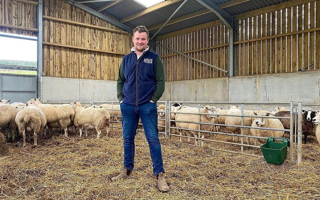 Back British Farming Men's Navy Fleece Gilet