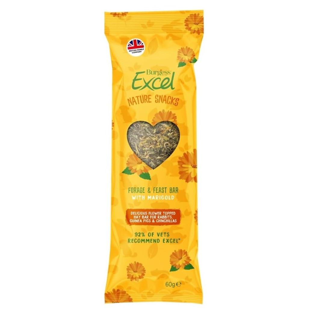 Burgess Excel Nature Snacks Forage & Feast - 60g