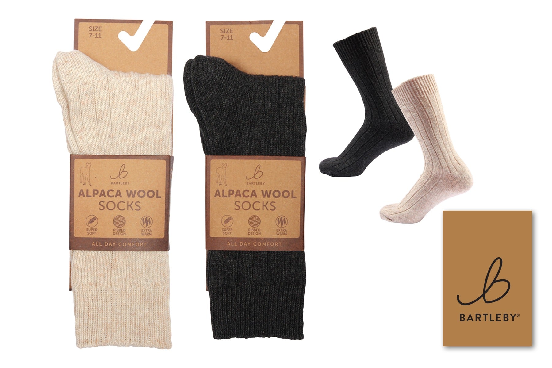 Bartleby Men's Alpaca Wool Socks