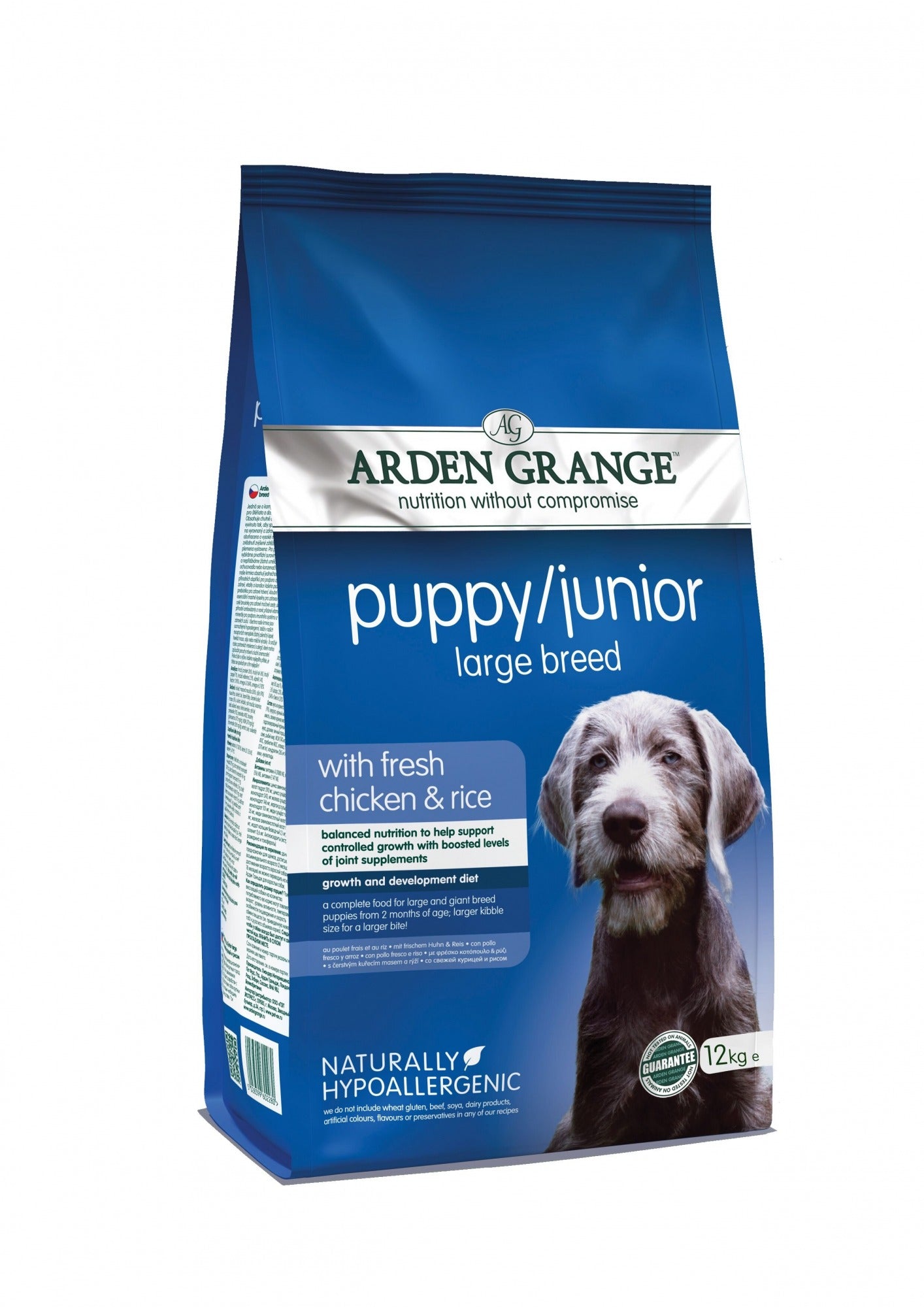Arden Grange Puppy/Junior Large Breed Chicken & Rice - 12kg