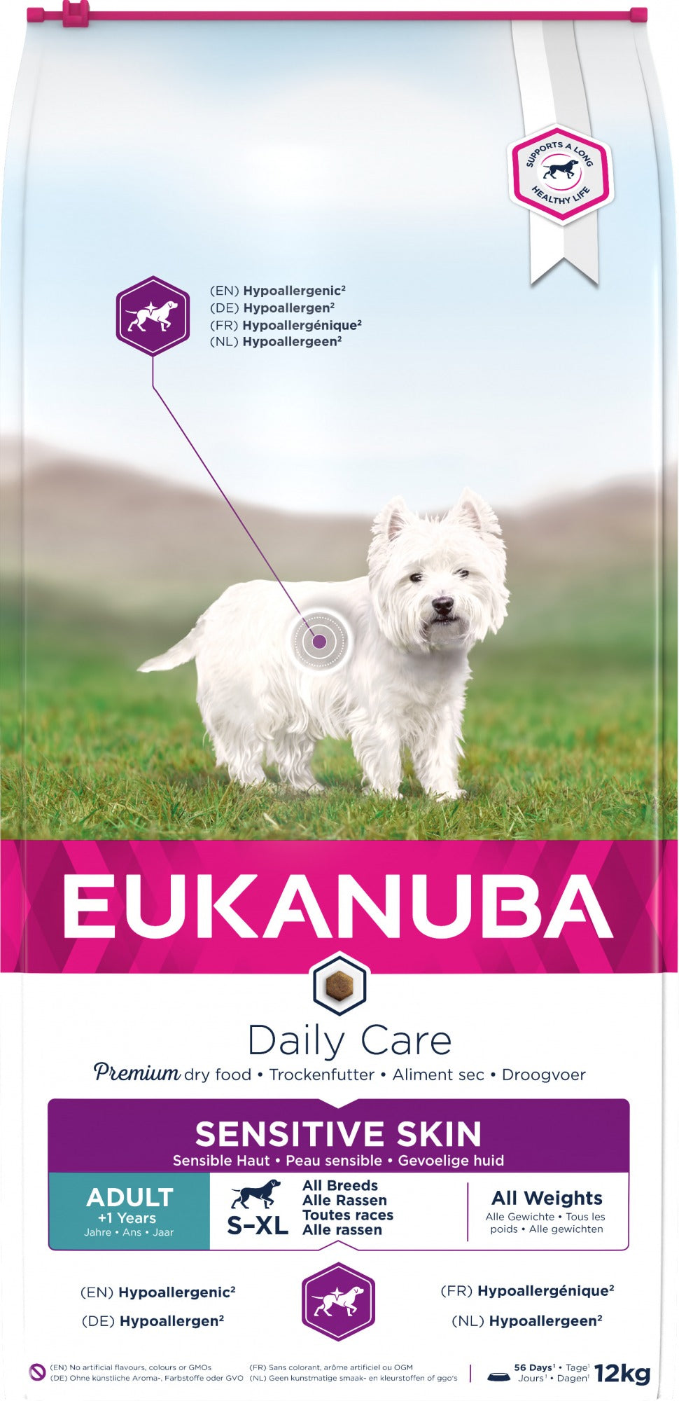 Eukanuba Daily Care Sensitive Skin - 12kg