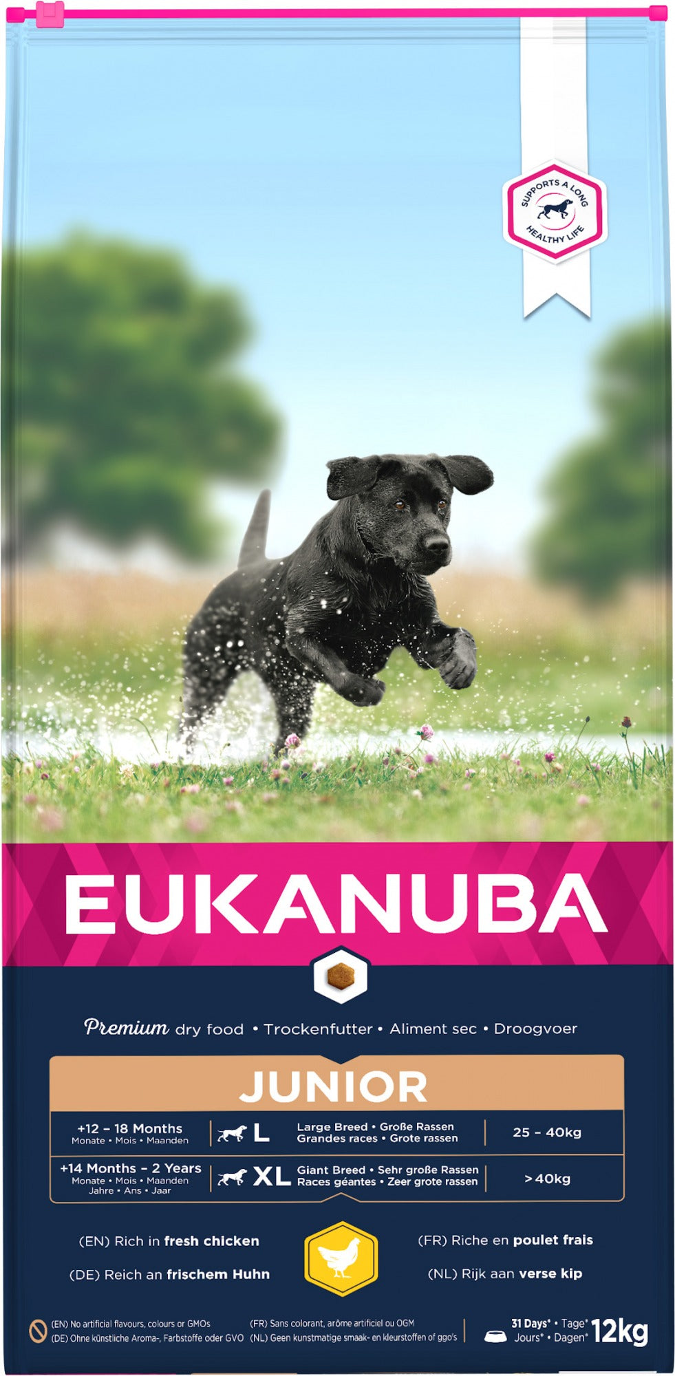 Eukanuba Junior Large Breed Chicken - 12kg
