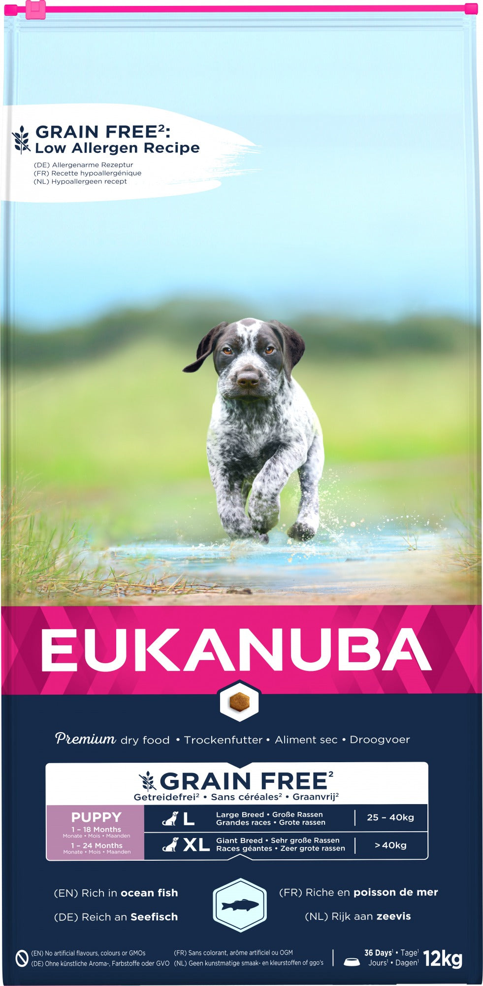 Eukanuba Puppy Grain Free Large Ocean Fish - 12kg