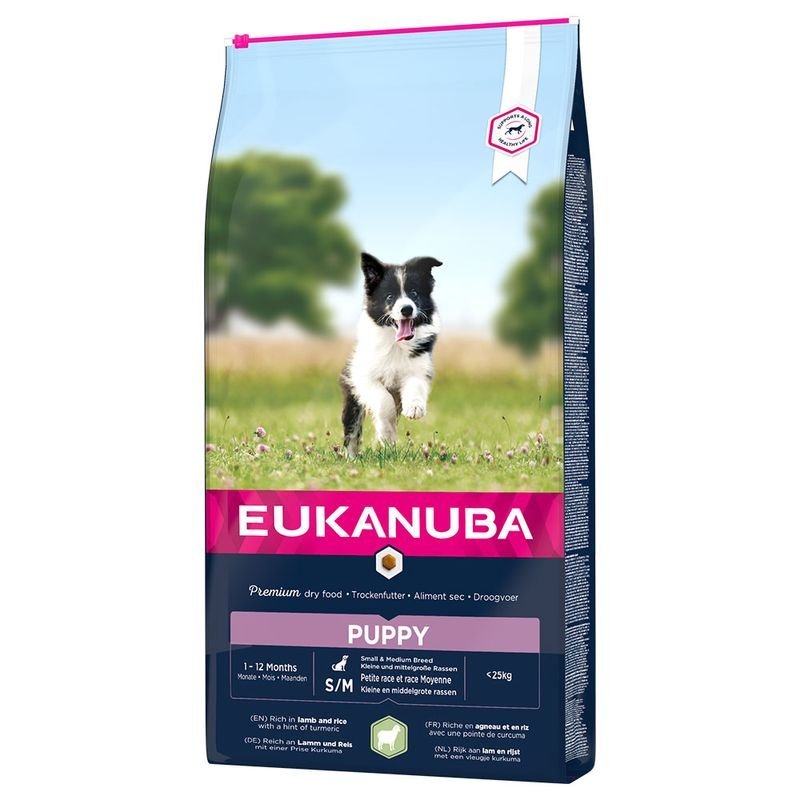 Eukanuba Puppy Small/Medium Breed Lamb - 12kg