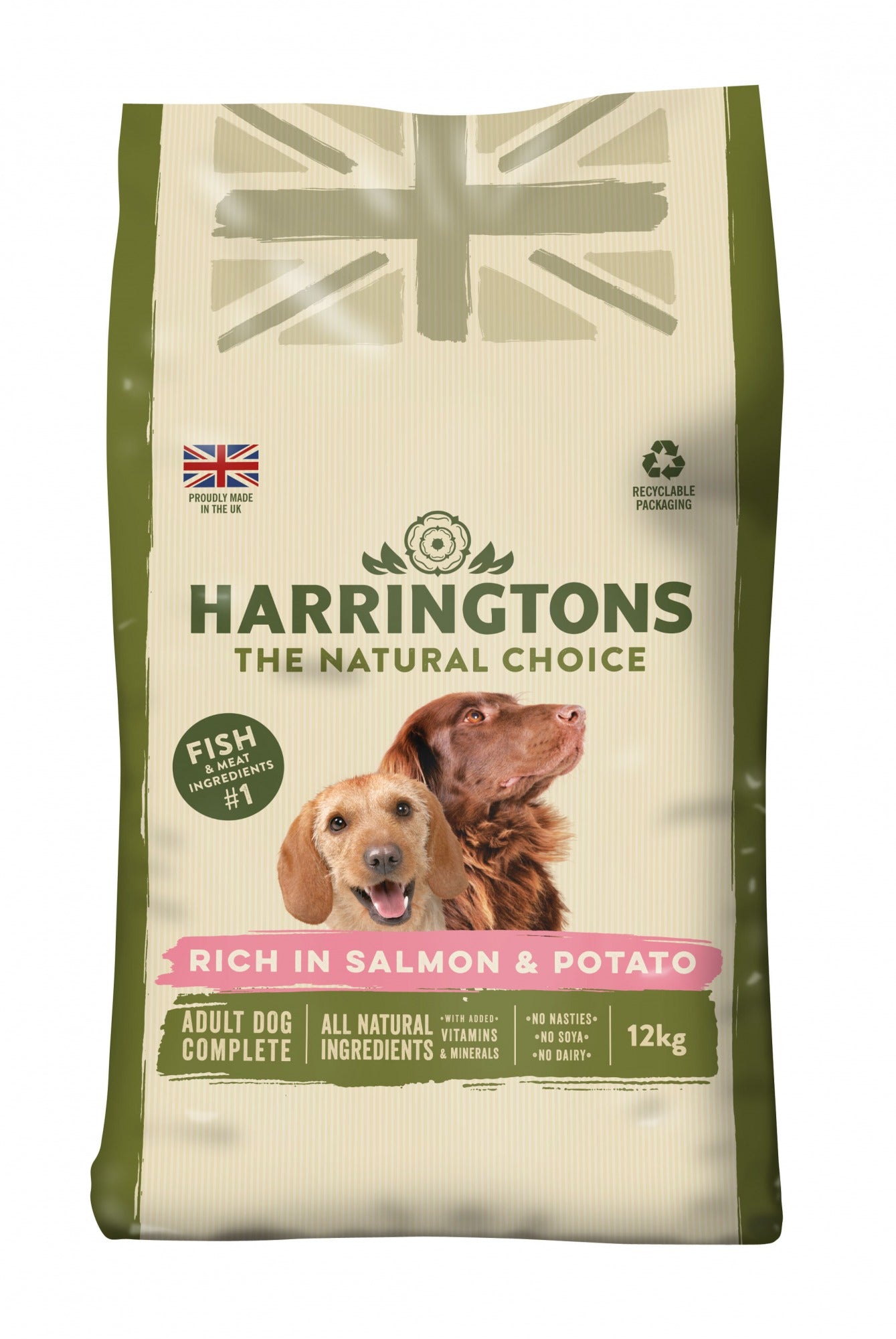 Harringtons Adult rich in Salmon & Potato - 12kg