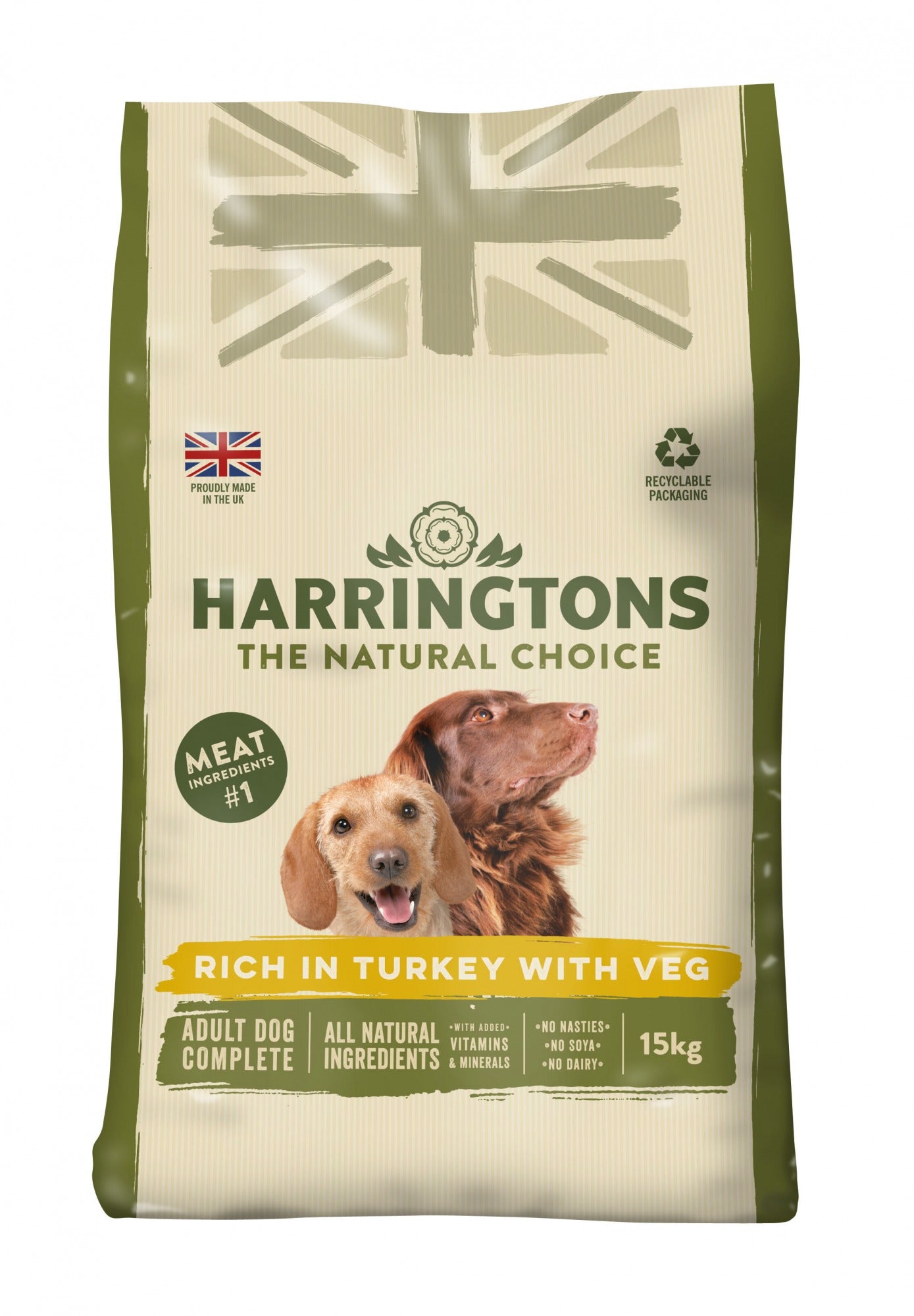 Harringtons Adult rich in Turkey & Veg - 15kg