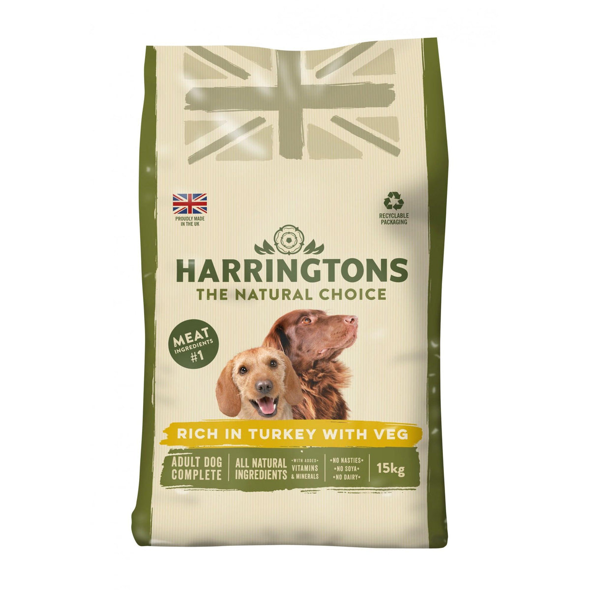 Harringtons Adult rich in Turkey & Veg - 15kg
