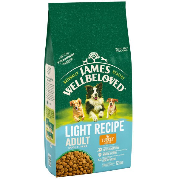 James Wellbeloved Adult Light Turkey & Rice - 12.5kg