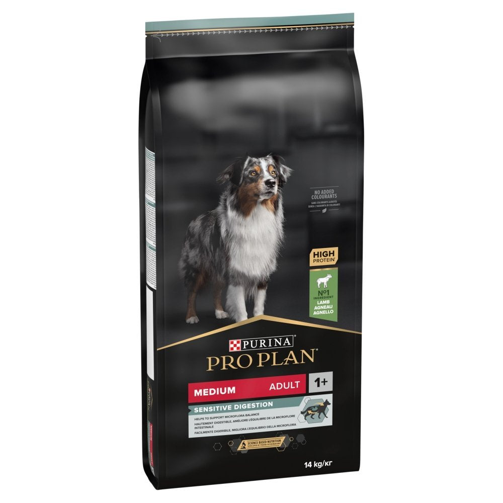 Pro Plan Adult Medium Sensitive Digestion with Lamb - 14kg