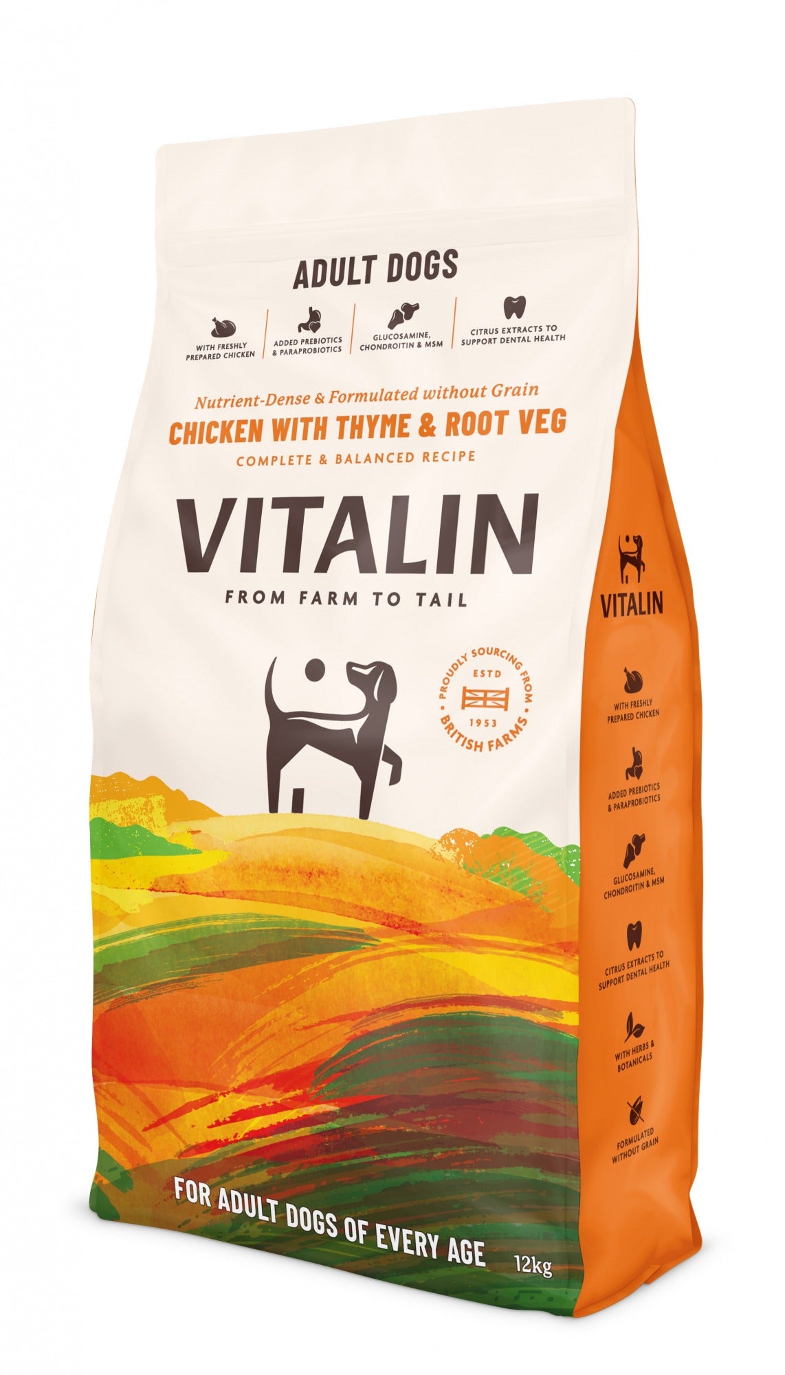 Vitalin Adult Chicken with Thyme & Root Veg - 12kg