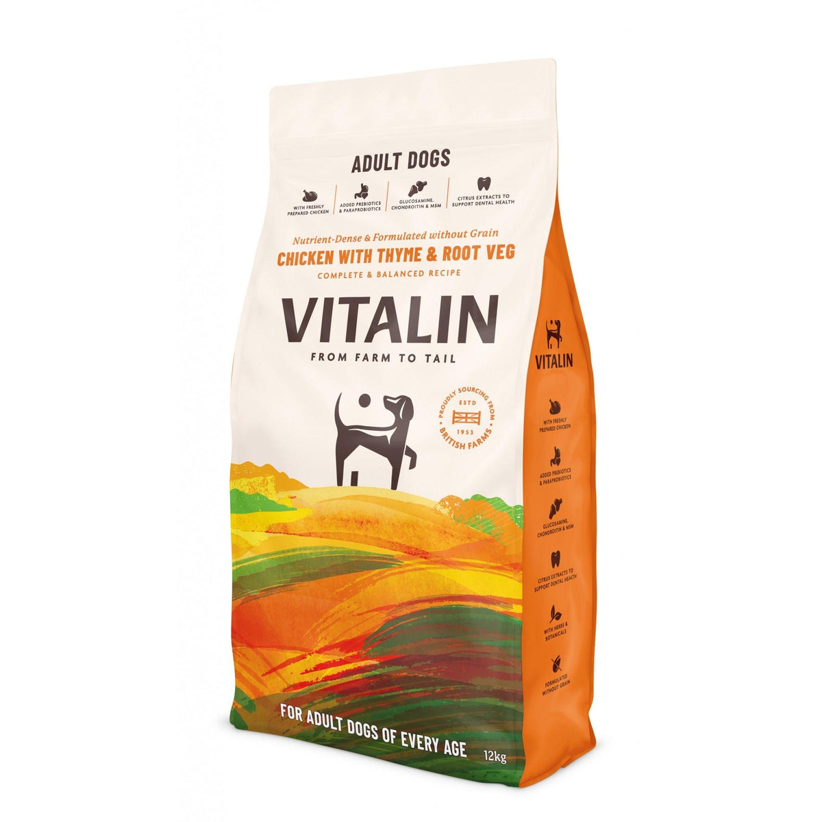 Vitalin Adult Chicken with Thyme & Root Veg - 12kg