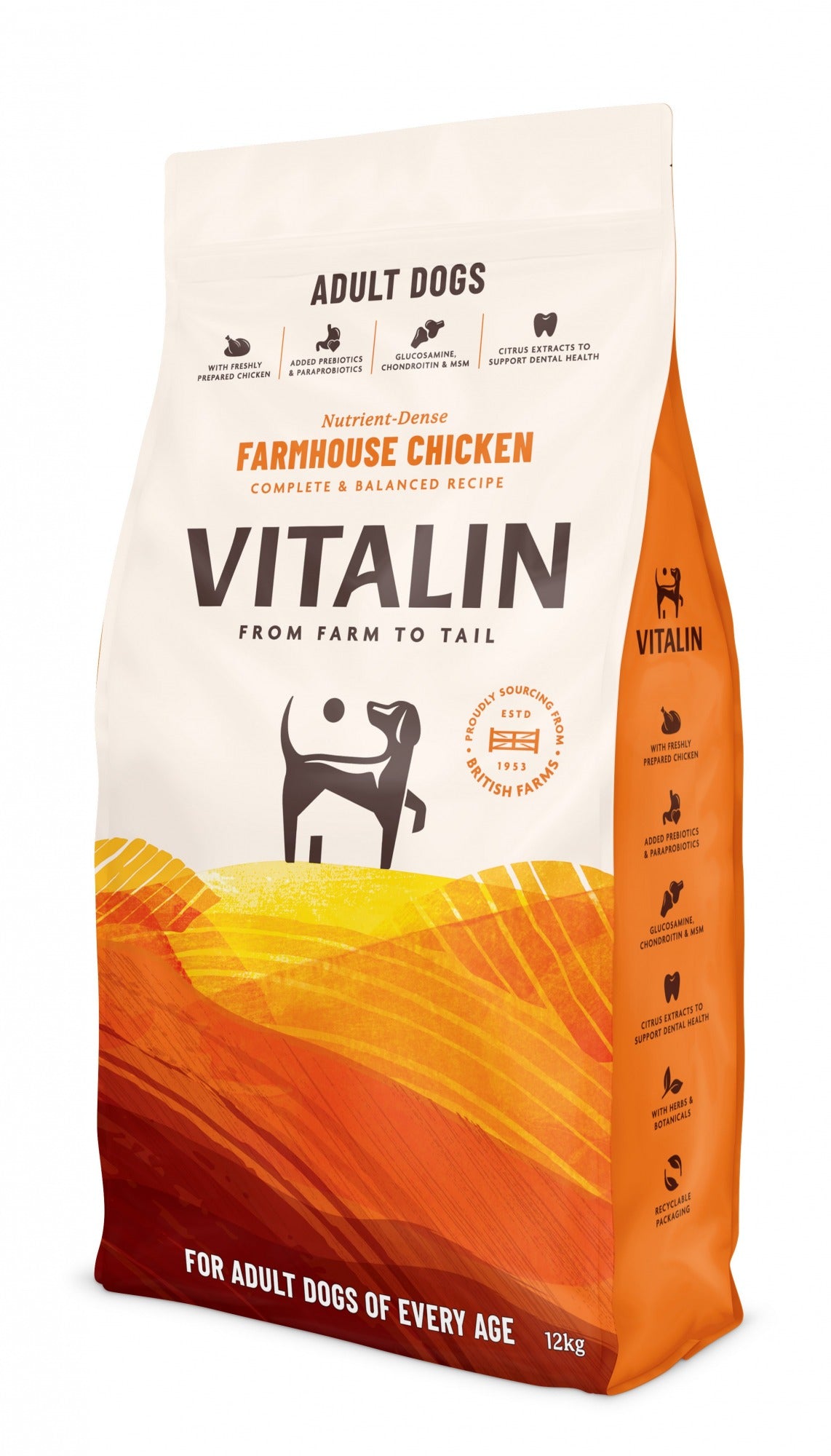 Vitalin Adult Farmhouse Chicken - 12kg