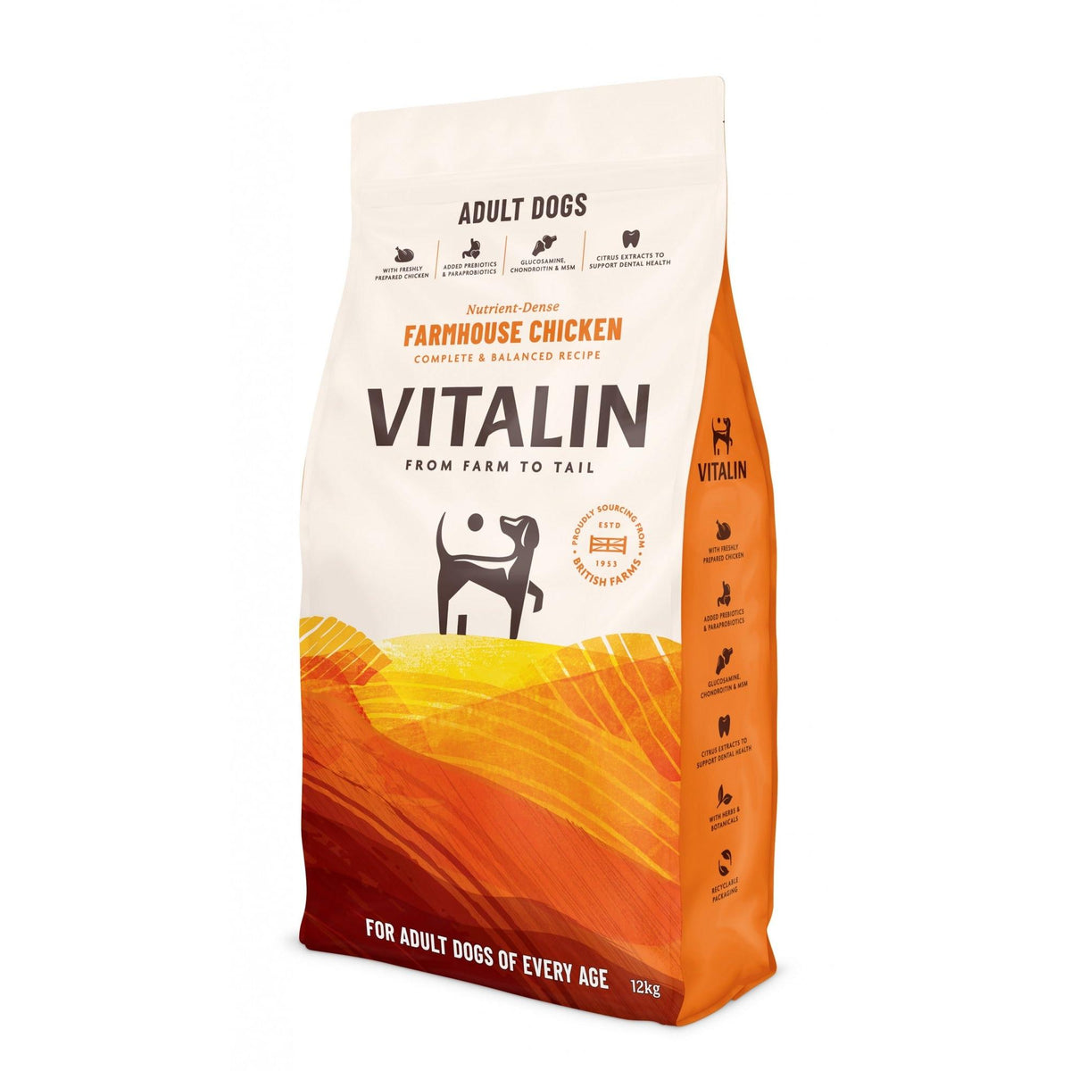 Vitalin Adult Farmhouse Chicken - 12kg