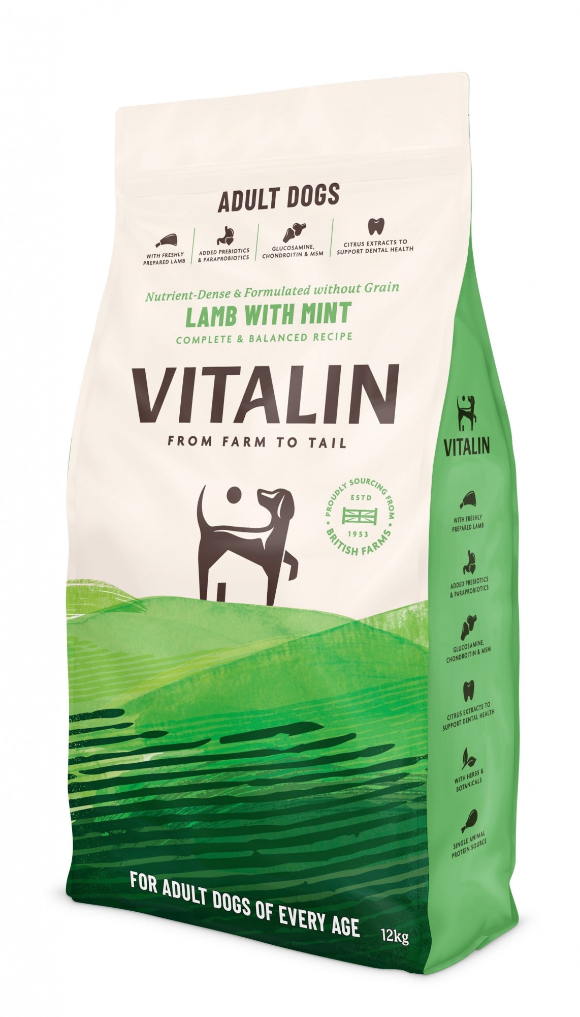 Vitalin Adult Lamb with Mint - 12kg