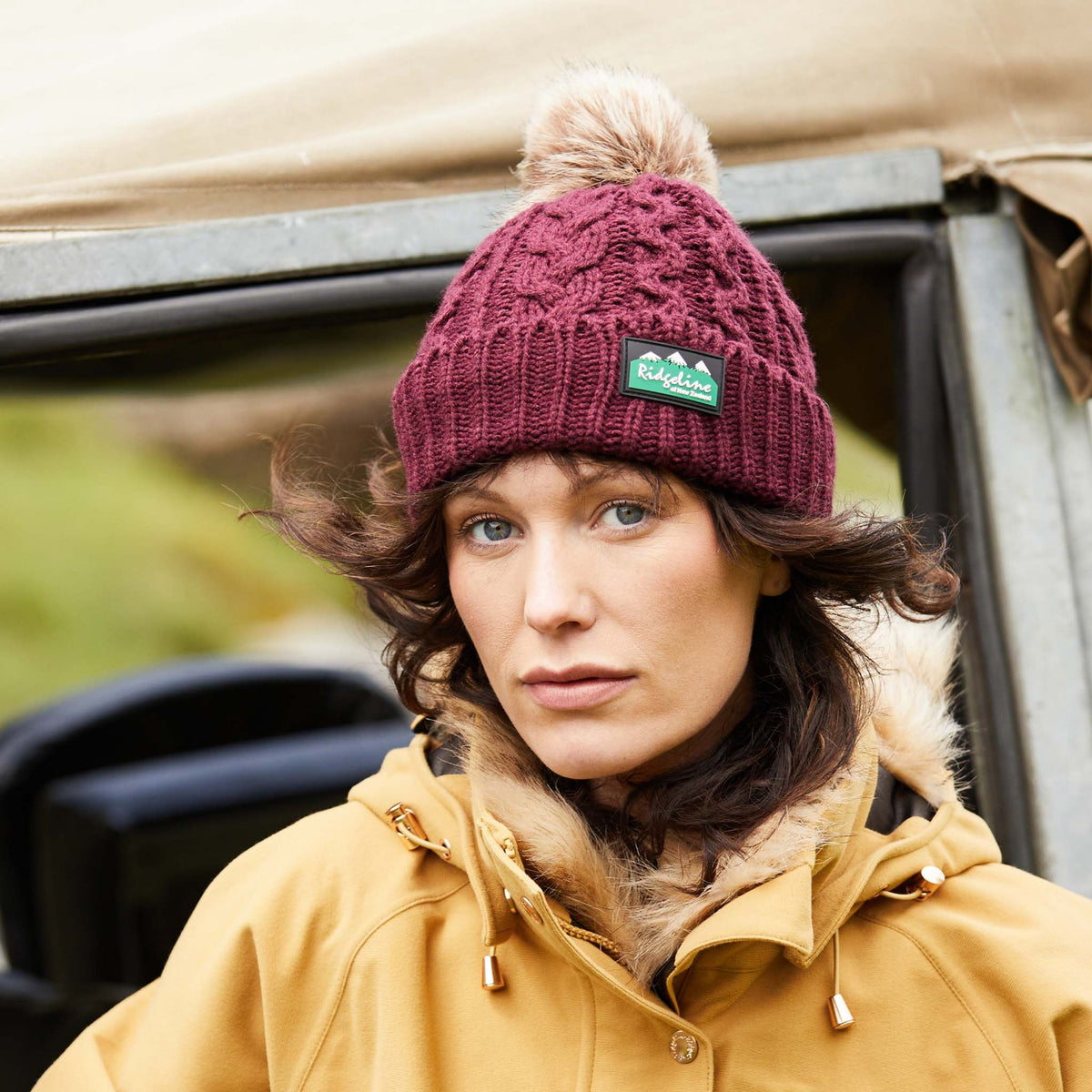 Ridgeline Women's Nordic Fleck Bobble Hat