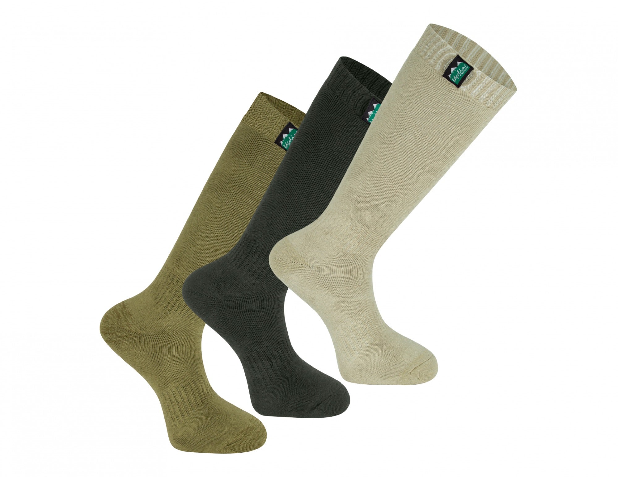 Ridgeline Cotton Full Length Olive Work Socks