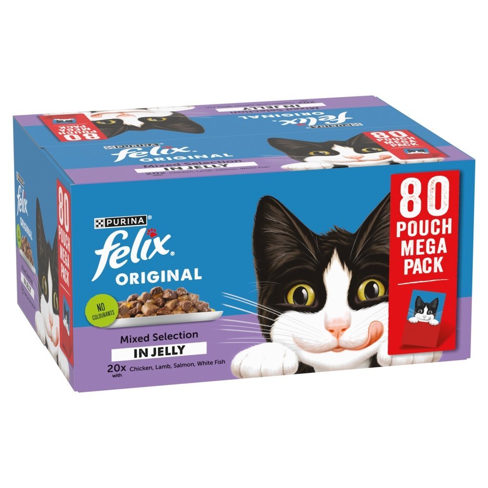 Felix Original Pouch Selection - 80pk x 85g