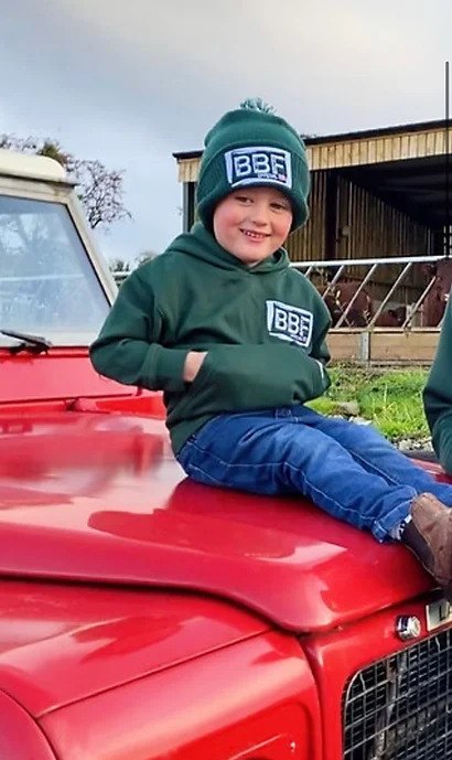 Back British Farming Kids' Pom Pom Hat