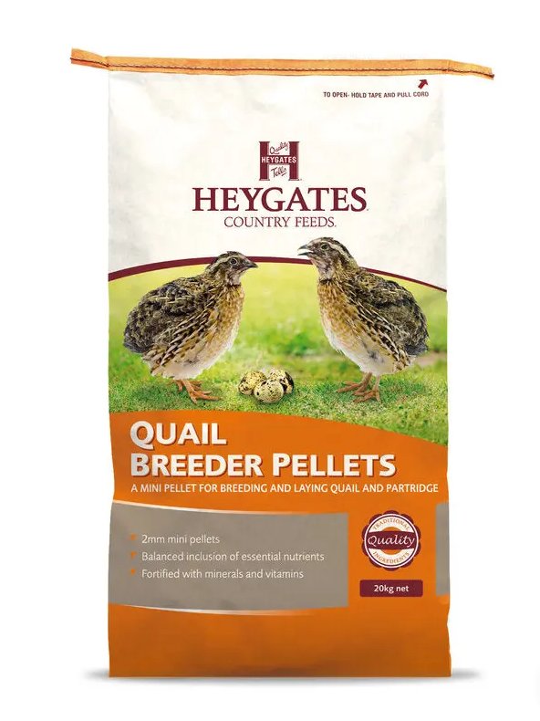 Heygates Quail Grower Pellets - 20kg