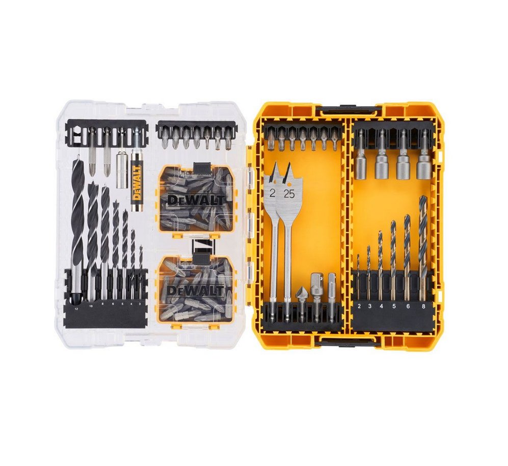 DeWalt 100 Piece Accessory Set - Pozidrive Bits & Tips