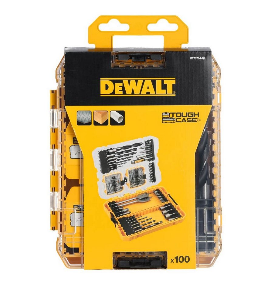 DeWalt 100 Piece Accessory Set - Pozidrive Bits & Tips