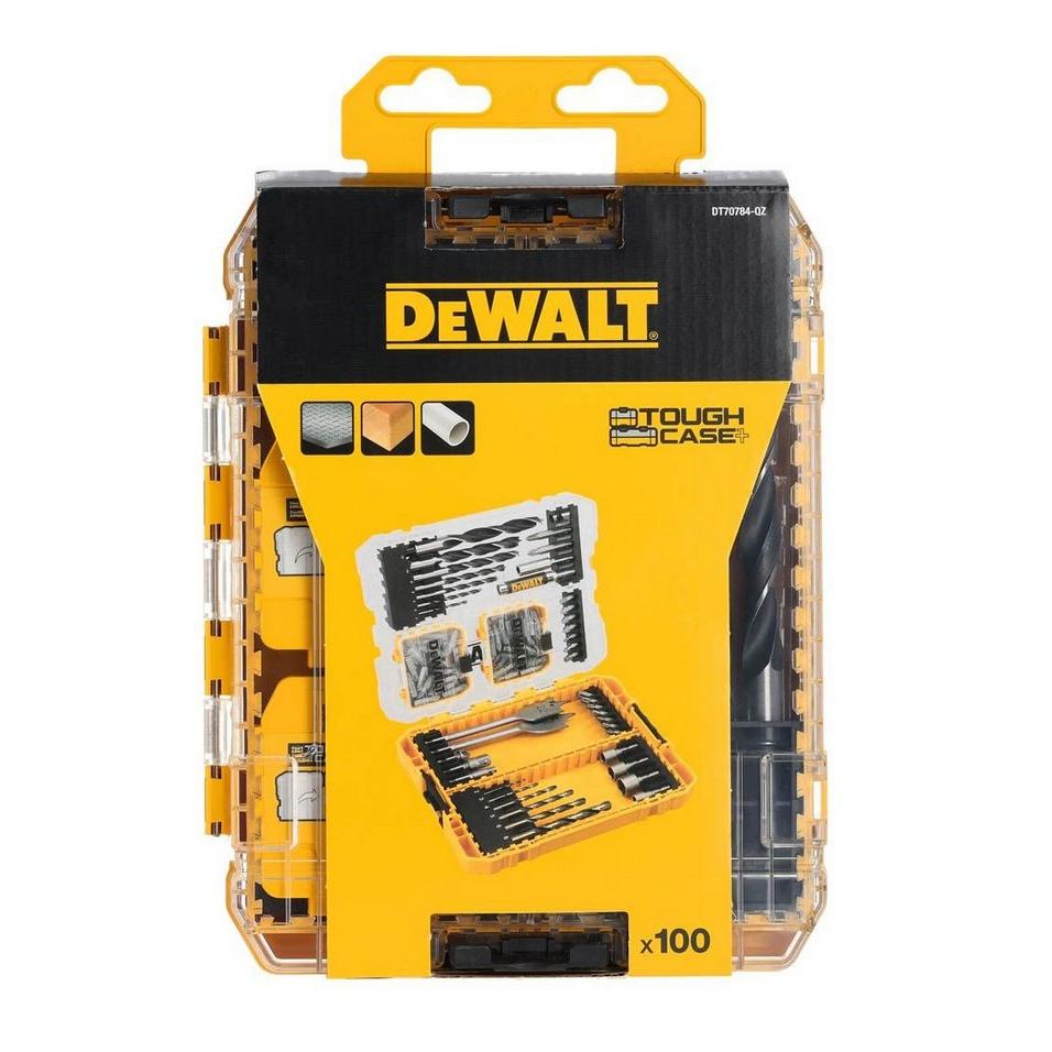 DeWalt 100 Piece Accessory Set - Pozidrive Bits & Tips